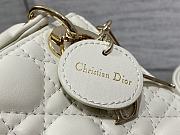 Dior Micro Lady White 12x10x5cm - 2