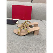 Valentino Roman Stud Beige Heel 6cm - 5