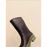 Dior Union Rain Boots Black and Khaki - 3