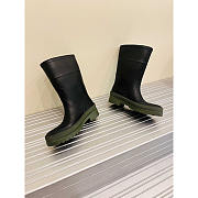 Dior Union Rain Boots Black and Khaki - 2