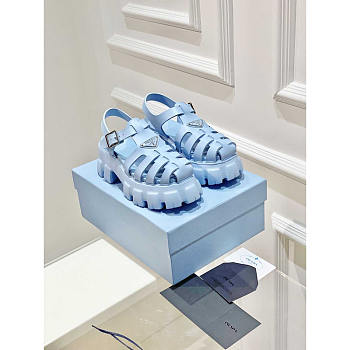 Prada Foam Rubber Sandals Blue