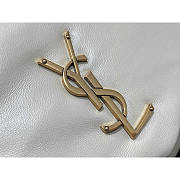 YSL Calypso Bag In Lambskin White 26x14x7xcm - 2