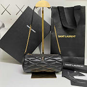 YSL Sade Mini Tube Bag Black Size 20 x 10 x 10 cm - 1