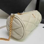 YSL Sade Mini Tube Bag White Size 20 x 10 x 10 cm - 4