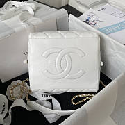 Chanel Bag With Top Handle White 17x21x5.5cm - 4