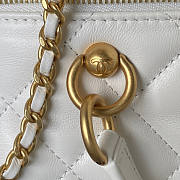 Chanel Bag With Top Handle White 17x21x5.5cm - 3