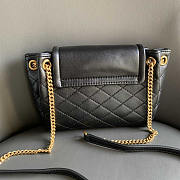 YSL Mini Nolita In Lambskin Black 18x13x6cm - 4