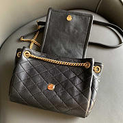 YSL Mini Nolita In Lambskin Black 18x13x6cm - 3