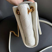 YSL Mini Nolita In Lambskin White 18x13x6cm - 5