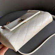 YSL Mini Nolita In Lambskin White 18x13x6cm - 4