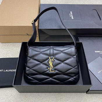 YSL Le 57 Hobo Black Shoulder Bag 24x18x5.5cm