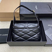 YSL Le 57 Hobo Black Shoulder Bag 24x18x5.5cm - 5