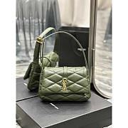 YSL Le 57 Hobo Green Shoulder Bag 24x18x5.5cm - 1