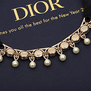 Dior Pearl And Metal Necklace - 2