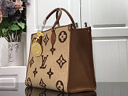 Louis Vuitton LV Raffia Onthego MM Brown 35x27x14cm - 3