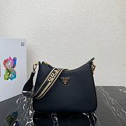 Prada Leather Bag Black 32x25.5x7.5cm - 1