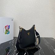 Prada Leather Bag Black 32x25.5x7.5cm - 4