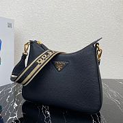 Prada Leather Bag Black 32x25.5x7.5cm - 2