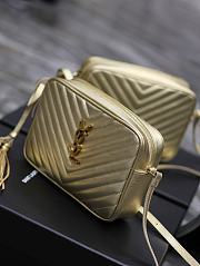 YSL Lou Camera Gold Bag 23x16x6cm - 4