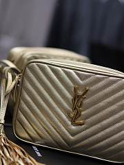 YSL Lou Camera Gold Bag 23x16x6cm - 3