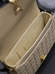 YSL Solferino Medium Nubuck Suede 23x16x6cm - 6