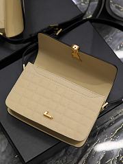 YSL Solferino Medium Nubuck Suede 23x16x6cm - 3