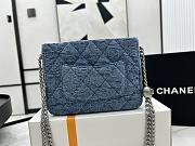 Chanel 23P Hobo Bag Blue Denim 13x18x7cm - 3