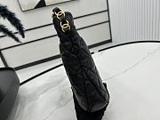 Chanel Hobo Bag Black Lambskin 26x30x7cm - 5