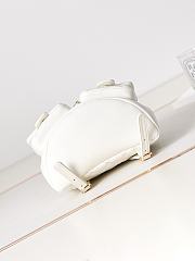 Chanel Backpack White Gold 21x20x12cm - 5