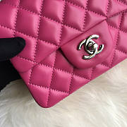 Chanel Mini Flap Bag Pink Lambskin Silver 17cm - 2