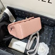 Chanel Mini Flap Bag Light Pink Lambskin Silver 17cm - 4