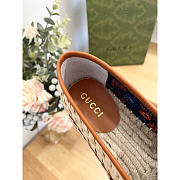 Gucci Interlocking G Espadrilles Beige And Brown - 4