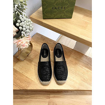 Gucci Interlocking G Espadrilles Black