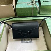 Gucci Horsebit 1955 Mini Bag Black 18x12x5cm - 1