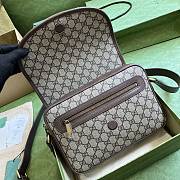 Gucci Ophidia Messenger Bag Beige 27x20x7cm - 2