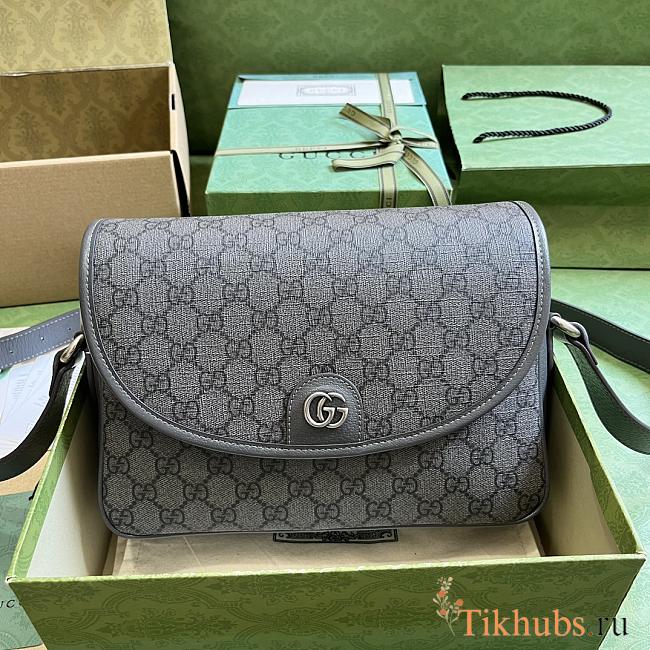 Gucci Ophidia Messenger Bag Grey 27x20x7cm - 1