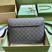 Gucci Ophidia Messenger Bag Grey 27x20x7cm - 4