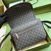 Gucci Ophidia Messenger Bag Grey 27x20x7cm - 3