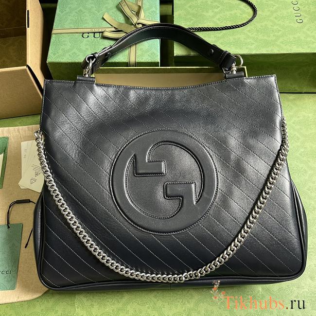 Gucci Blondie Medium Tote Bag Black 41x34.5x8cm - 1