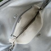 Gucci Blondie Medium Tote Bag Silver 41x34.5x8cm - 3