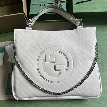 Gucci Blondie Medium Tote Bag White 41x34.5x8cm