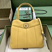 Gucci Petite GG Small Tote Yellow Bag 28x21x6.5cm - 1