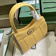 Gucci Petite GG Small Tote Yellow Bag 28x21x6.5cm - 6