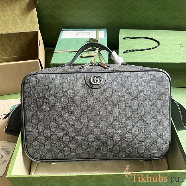 Gucci Ophidia GG Shoe Case Grey 22x36x16cm - 1