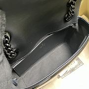 Gucci GG Marmont Patent Mini Shoulder Bag Black 22x13x6cm - 4