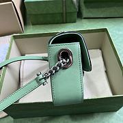 Gucci Petite GG Mini Shoulder Green Bag 21x10x5cm - 6