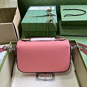 Gucci Petite GG Mini Shoulder Pink Bag 21x10x5cm - 5