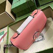 Gucci Petite GG Mini Shoulder Pink Bag 21x10x5cm - 4