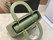 Dior Lady Small My ABC Green Lambskin 20 x 17 x 8 cm - 3