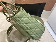 Dior Lady Small My ABC Green Lambskin 20 x 17 x 8 cm - 2